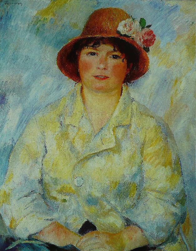 Pierre Auguste Renoir Portrait of Madame Renoir oil painting image